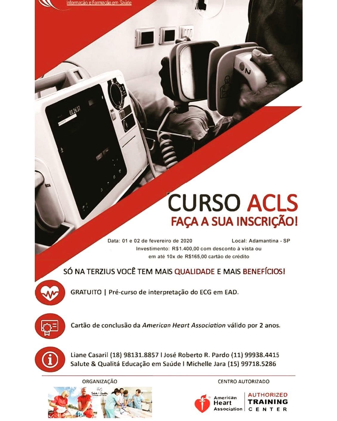 Curso ACLS — Salut & Qualita