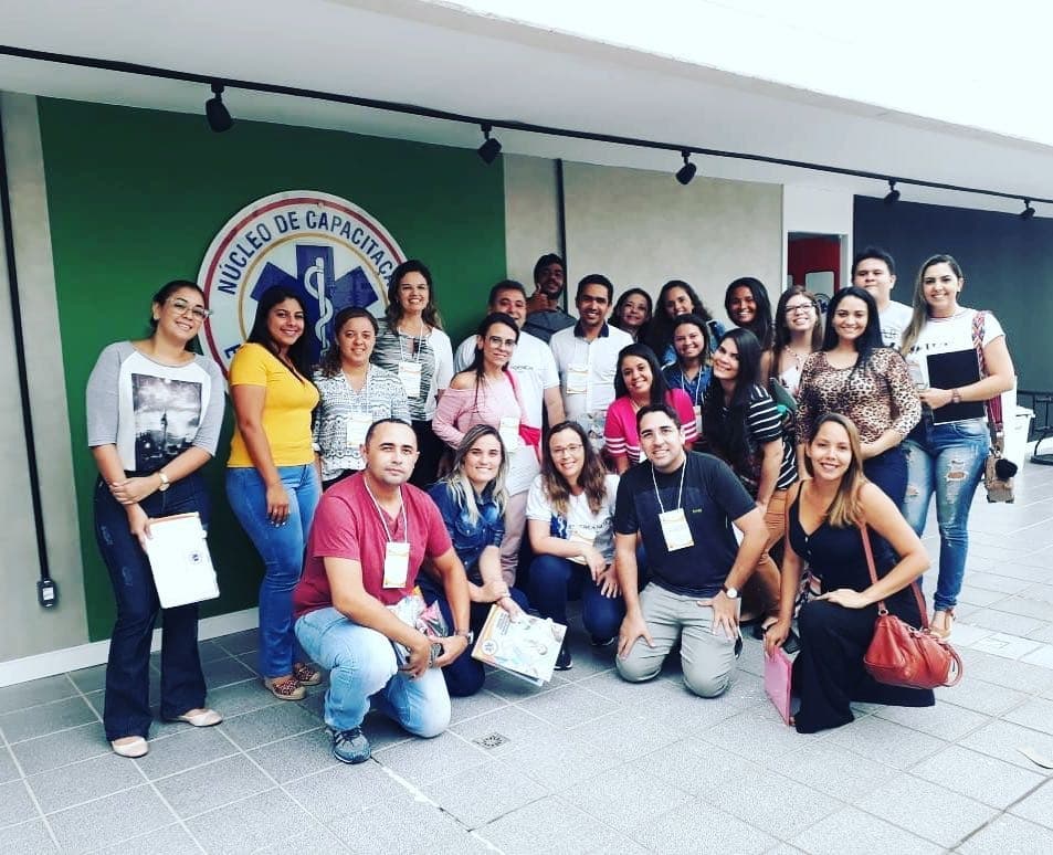 Turma de treinamento no Núcleo de Capacitação